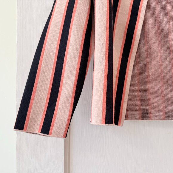 Ann Taylor | Striped Sweater Jacket - Picture 3 of 10